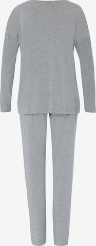 Hanro Pyjama ' Natural Elegance ' in Grijs