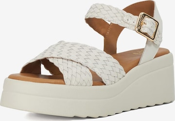 Dune LONDON Sandale in Beige: Vorderseite