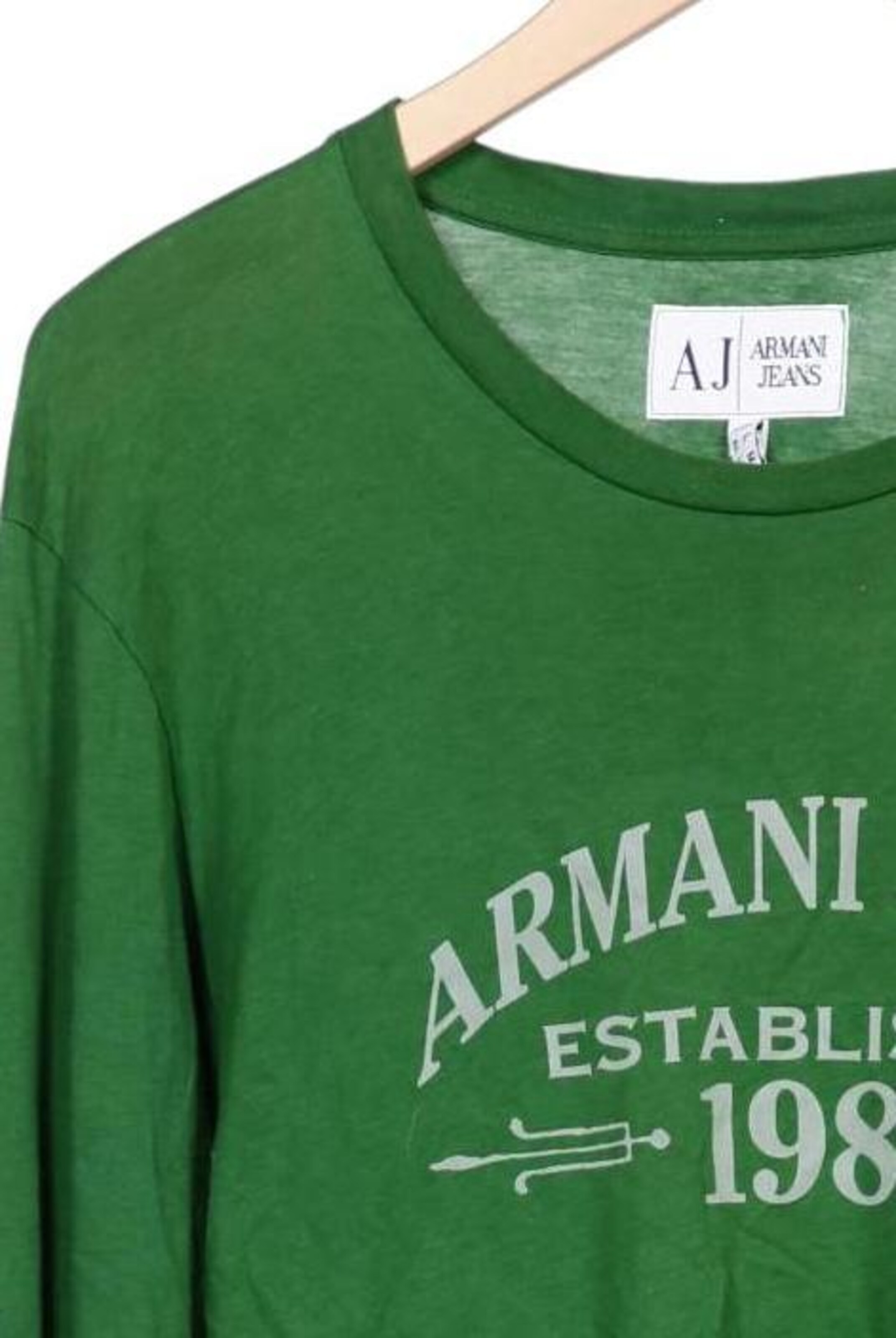 Armani Jeans Shirt in L in Green
