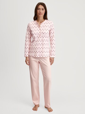 CALIDA Pyjama 'Midnight Flowers'‌‌‌‌‌‌‌ in Pink
