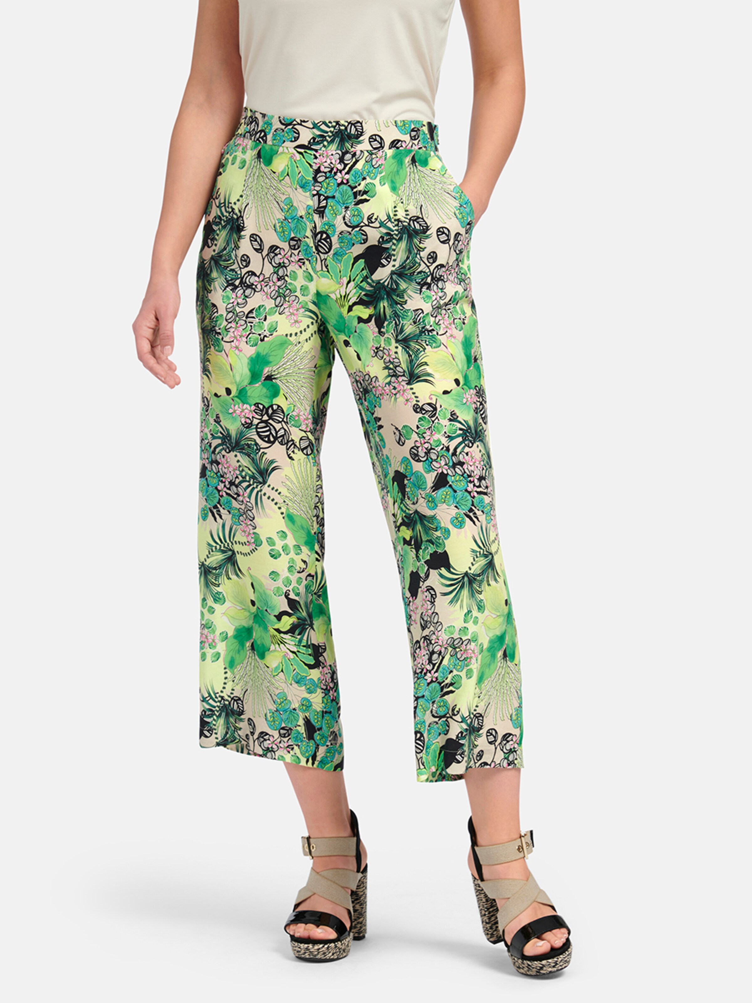 Frauen Große Größen Basler Hose in Grün - XS94324 Frauen Große Größen Basler Hose in Grün - XS94324