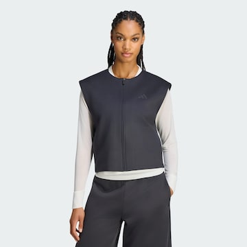 ADIDAS SPORTSWEAR - Chaleco deportivo en negro: frente