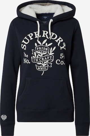 Superdry Sweatshirt 'Pride In Craft' in Blue: front