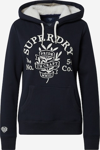 Sweat-shirt 'Pride In Craft' Superdry en bleu : devant