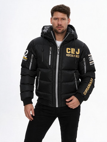 CIPO & BAXX Winterjacke Steppjacke CM233 in Schwarz