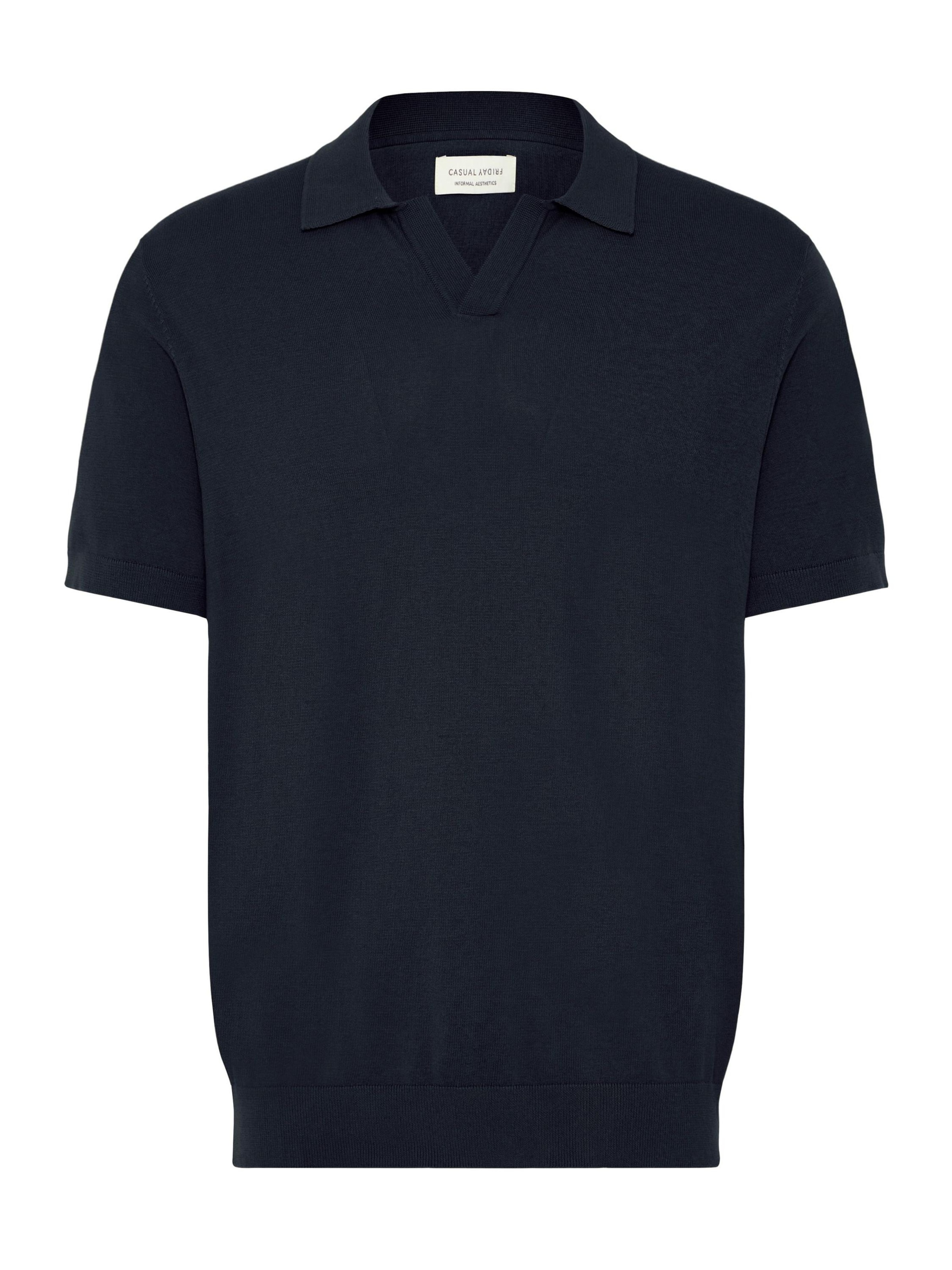 T-Shirt ' CFSona ' Casual Friday en bleu : devant