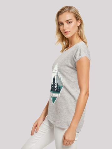 F4NT4STIC Shirt 'Hike More Mountains' in Grey