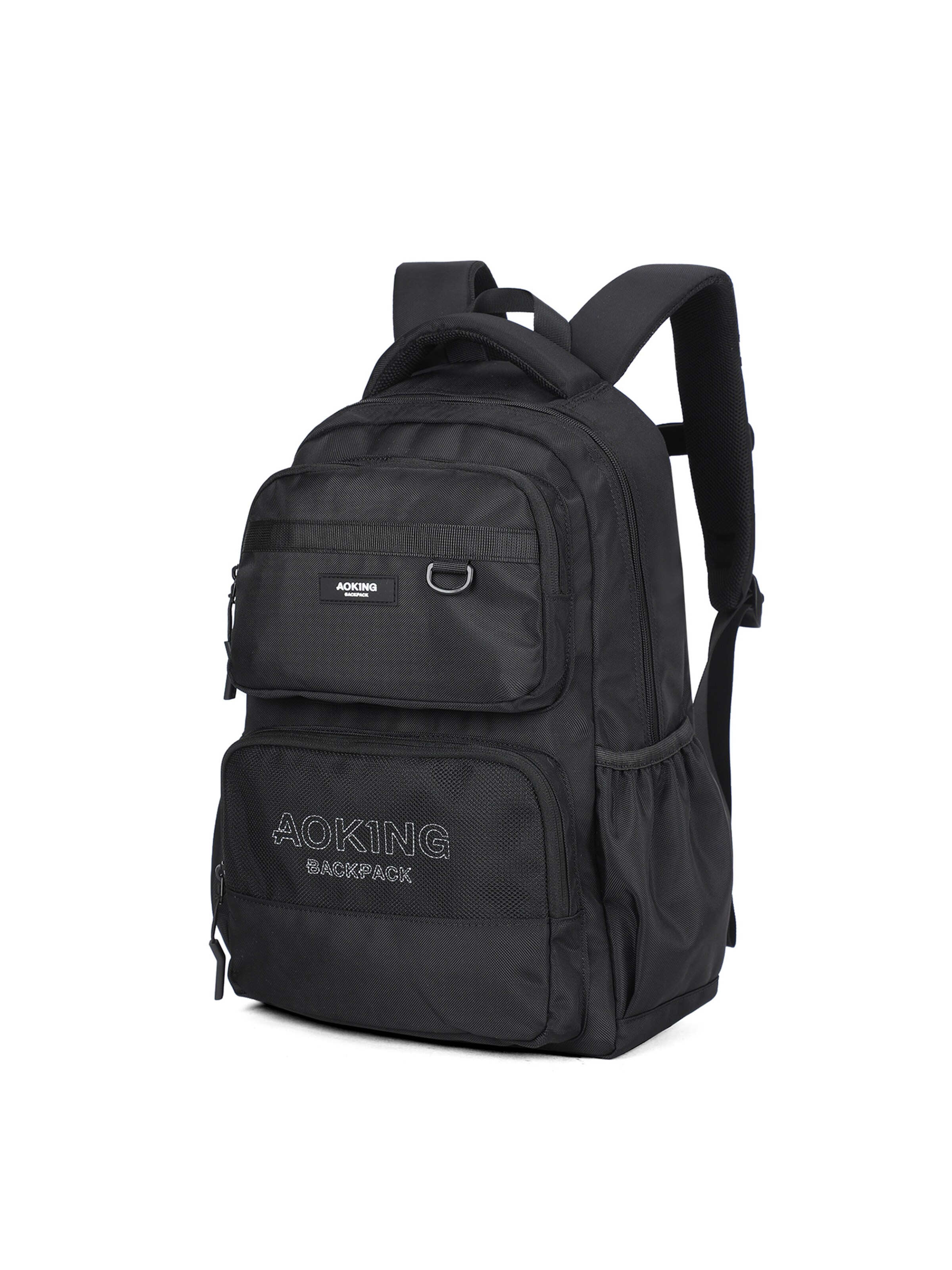 Aoking Rucksack in Schwarz: Vorderseite