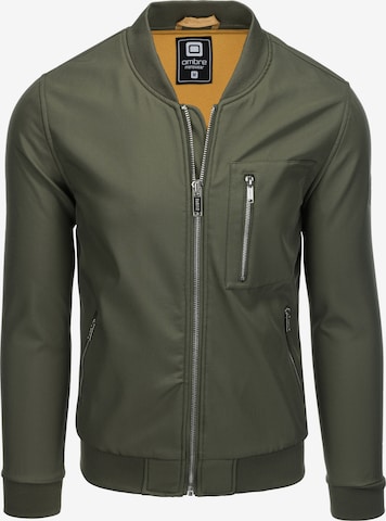 Veste mi-saison 'C513' Ombre en vert : devant