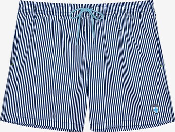 HOM Board Shorts 'Justin' in Blue: front