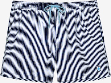 HOM Board Shorts 'Justin' in Blue: front