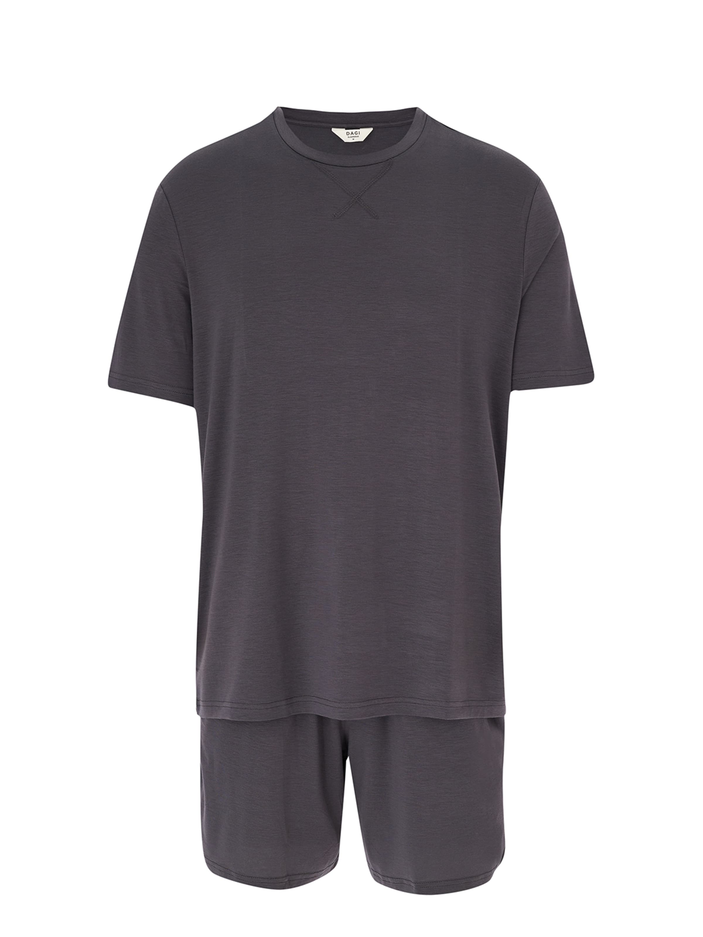 Dagi Pyjama in Grau: Vorderseite
