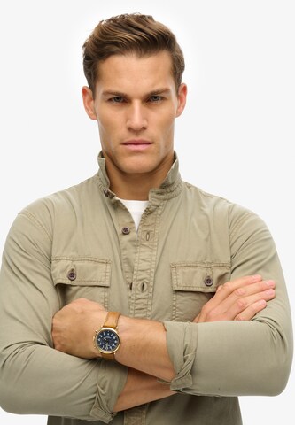 Superdry Regular fit Overhemd in Groen