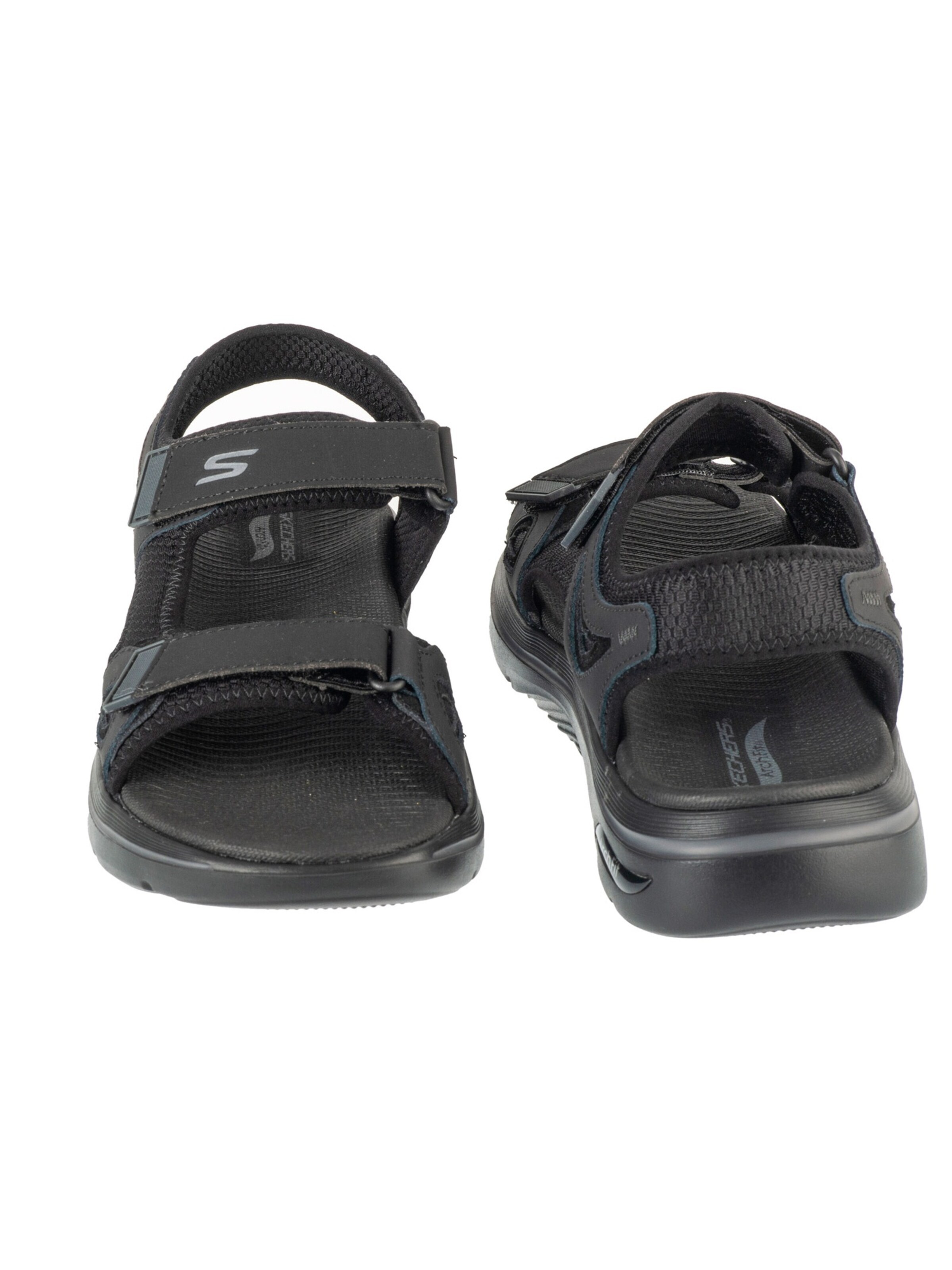 SKECHERS Wandelsandalen 'Go Walk Arch Fit 2.0 Sandal - Capistrano' in Zwart