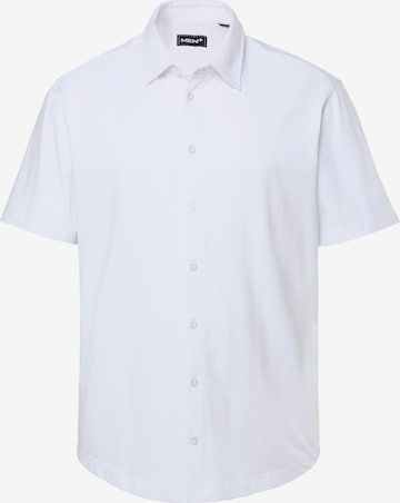 Chemise Men Plus en blanc : devant