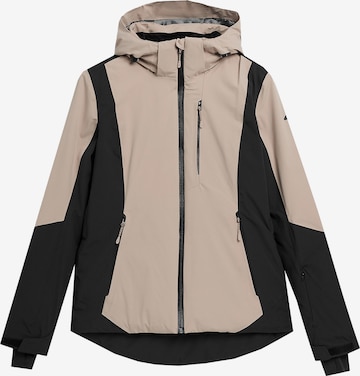 4F Weatherproof jacket 'F340' in Beige: front