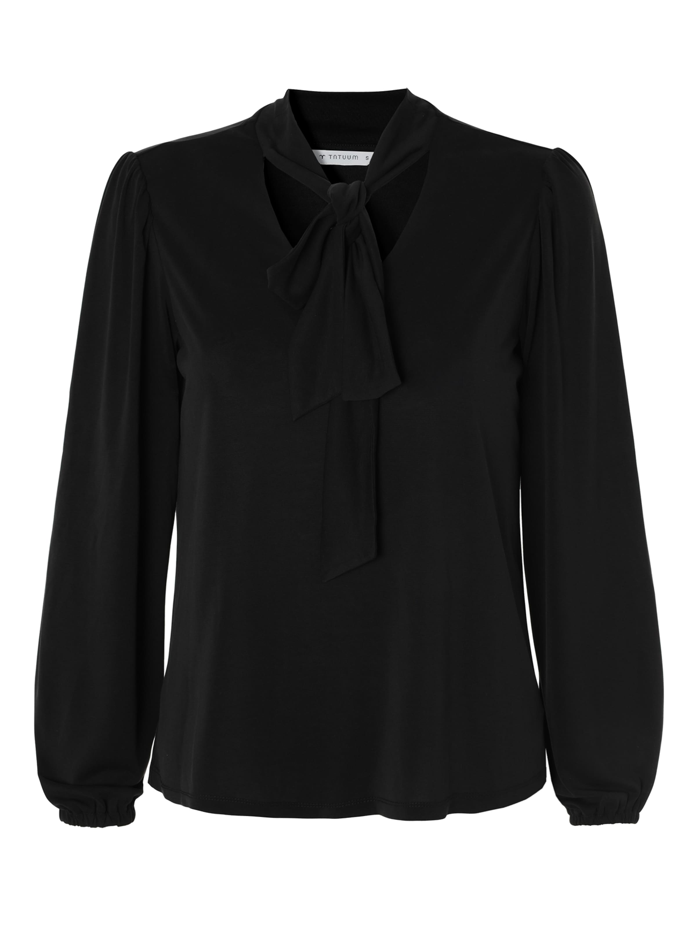 TATUUM Pluus 'UMA', värv must: eest vaates