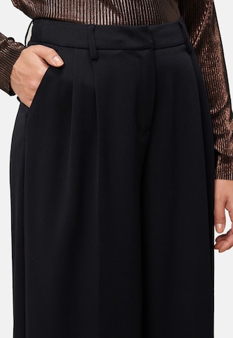 Wide leg Pantaloni di zero in nero