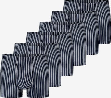 SCHIESSER Boxershorts '95/5 Essentials Organic Cotton' in Blauw: voorkant