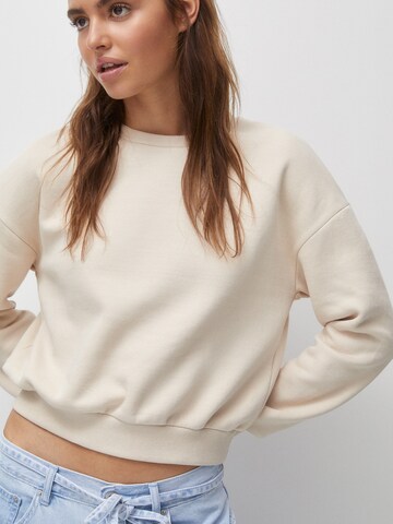 Pull&Bear Sweatshirt in Weiß