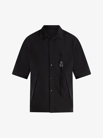 DARK LABEL Regular fit Button Up Shirt in Black