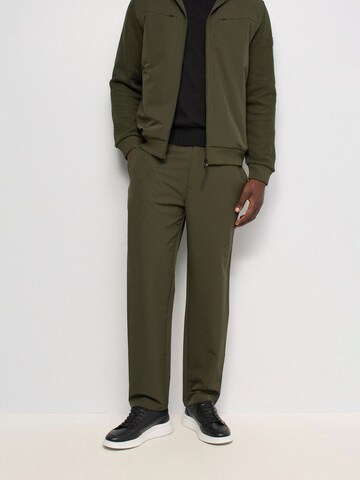 Salsa Jeans Slimfit Chino in Groen: voorkant