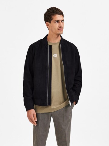 SELECTED Between-Season Jacket in Black: front
