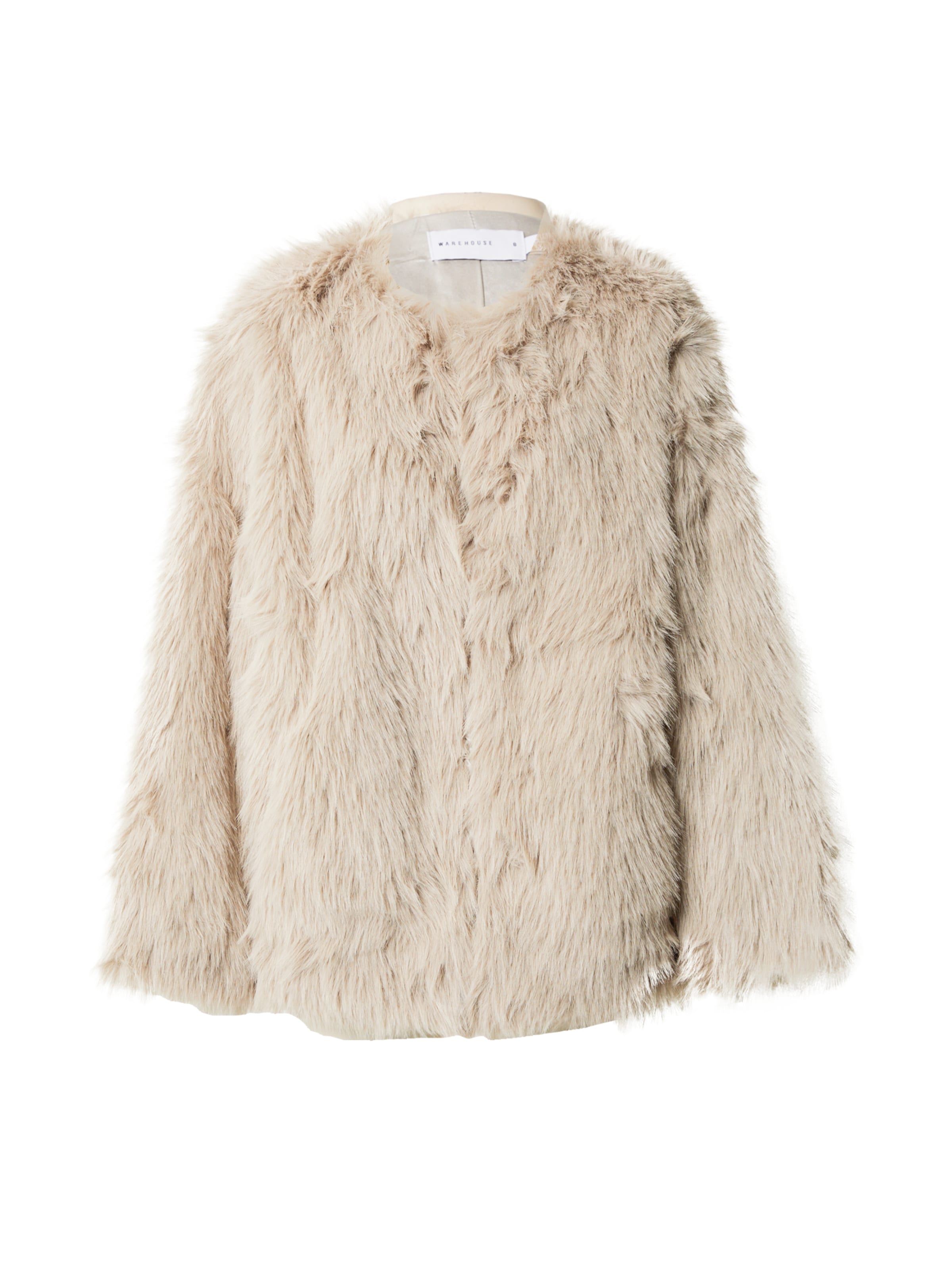 Warehouse Between-season jacket in Beige: front