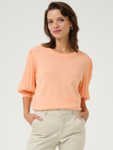 Kaffe Sweater 'Lone' in Orange: front