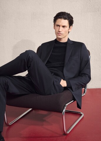 MANGO MAN Slim fit Business Blazer 'Turin' in Blue