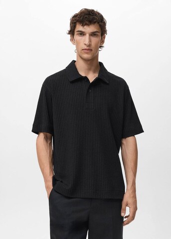 MANGO MAN Shirt 'Alayap' in Black: front