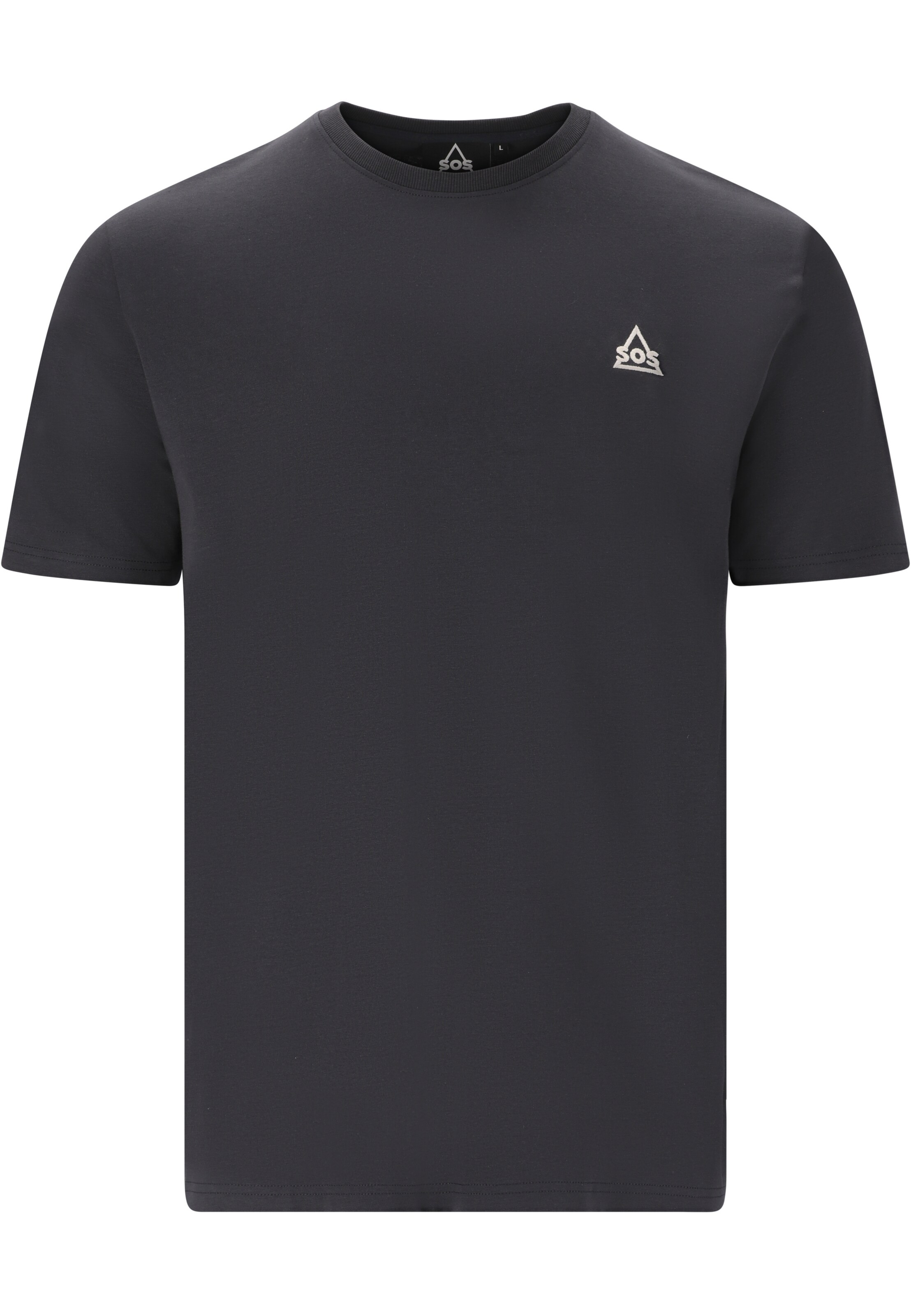 SOS Shirt 'Mera' in Zwart: voorkant