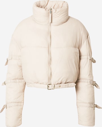 Hoermanseder x About You Winter Jacket 'Hetty' in Beige: front