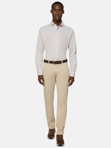 Coupe slim Pantalon 'Gabardine' Boggi Milano en beige