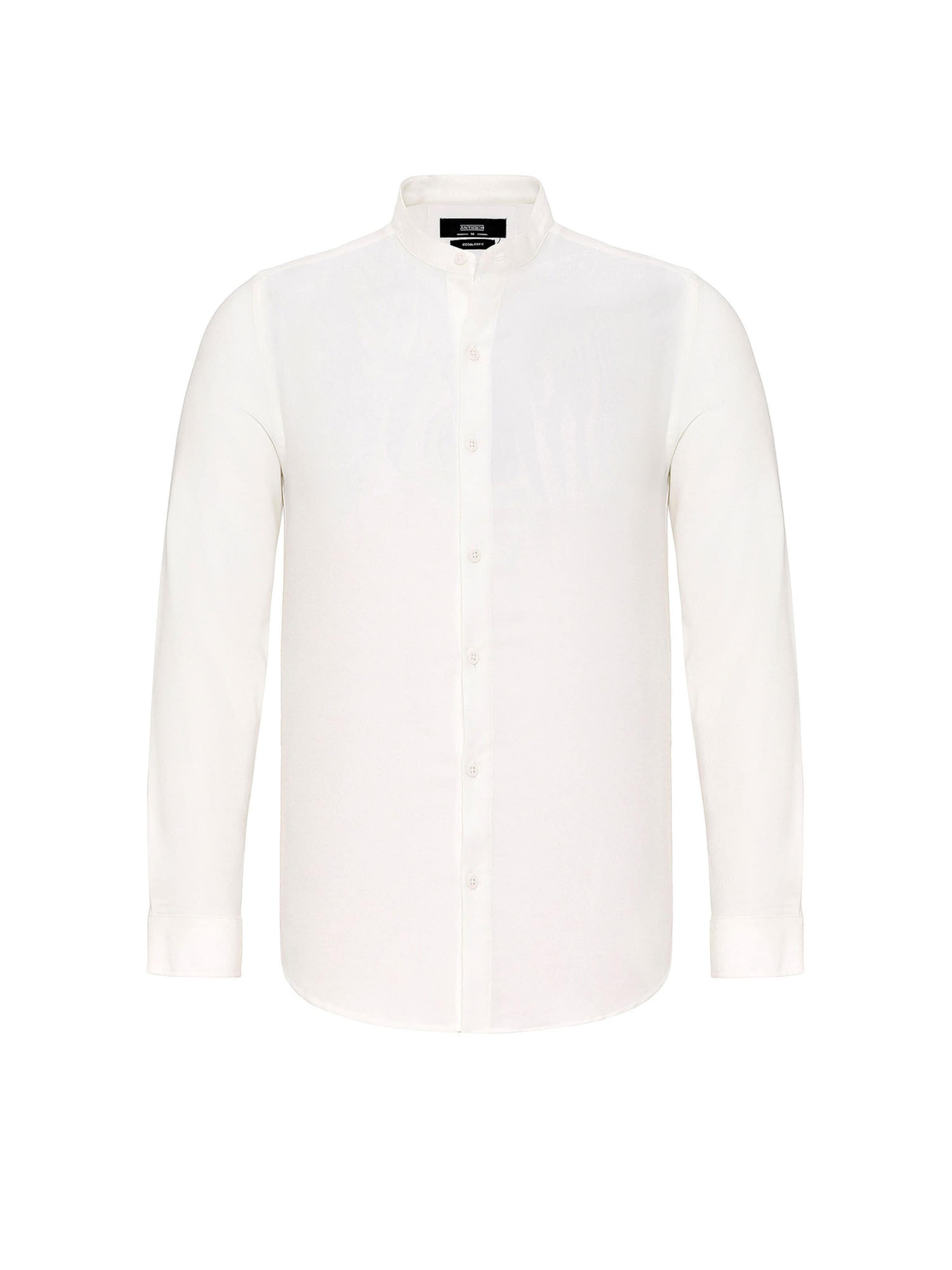 Antioch Slim fit Srajca | bela barva: sprednja stran
