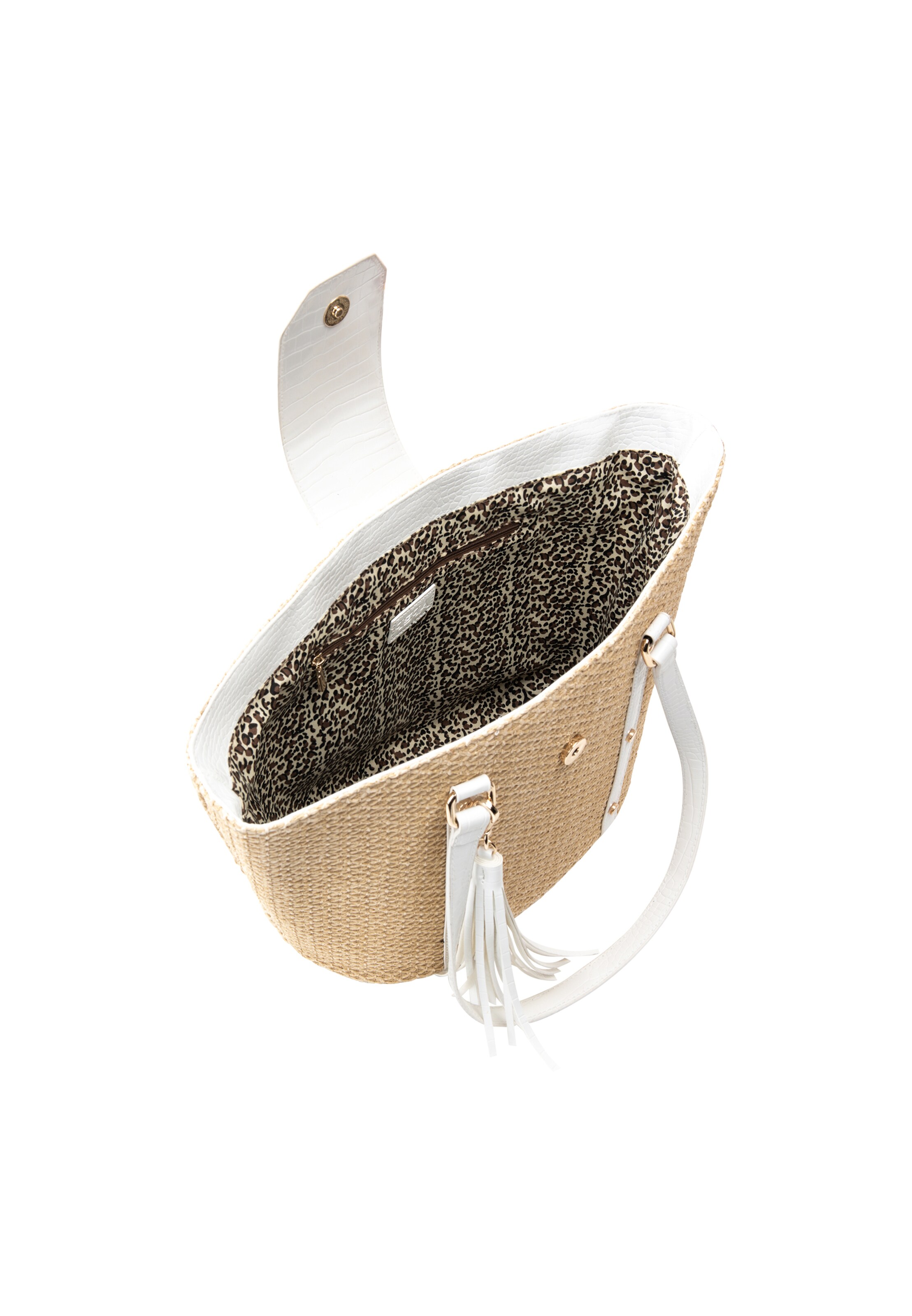 IZIA Nakupovalna torba | bež barva