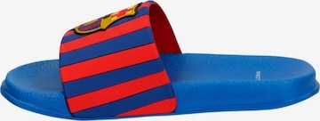 Claquettes / Tongs 'FC Barcelona Badeschlappen' Cerdá en bleu : devant