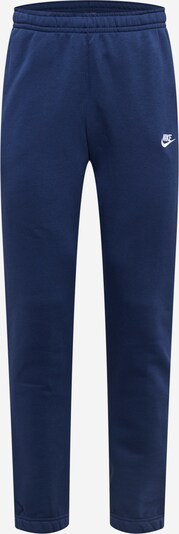 Nike Sportswear Pantalón 'Club Fleece' en genciana / blanco, Vista del producto