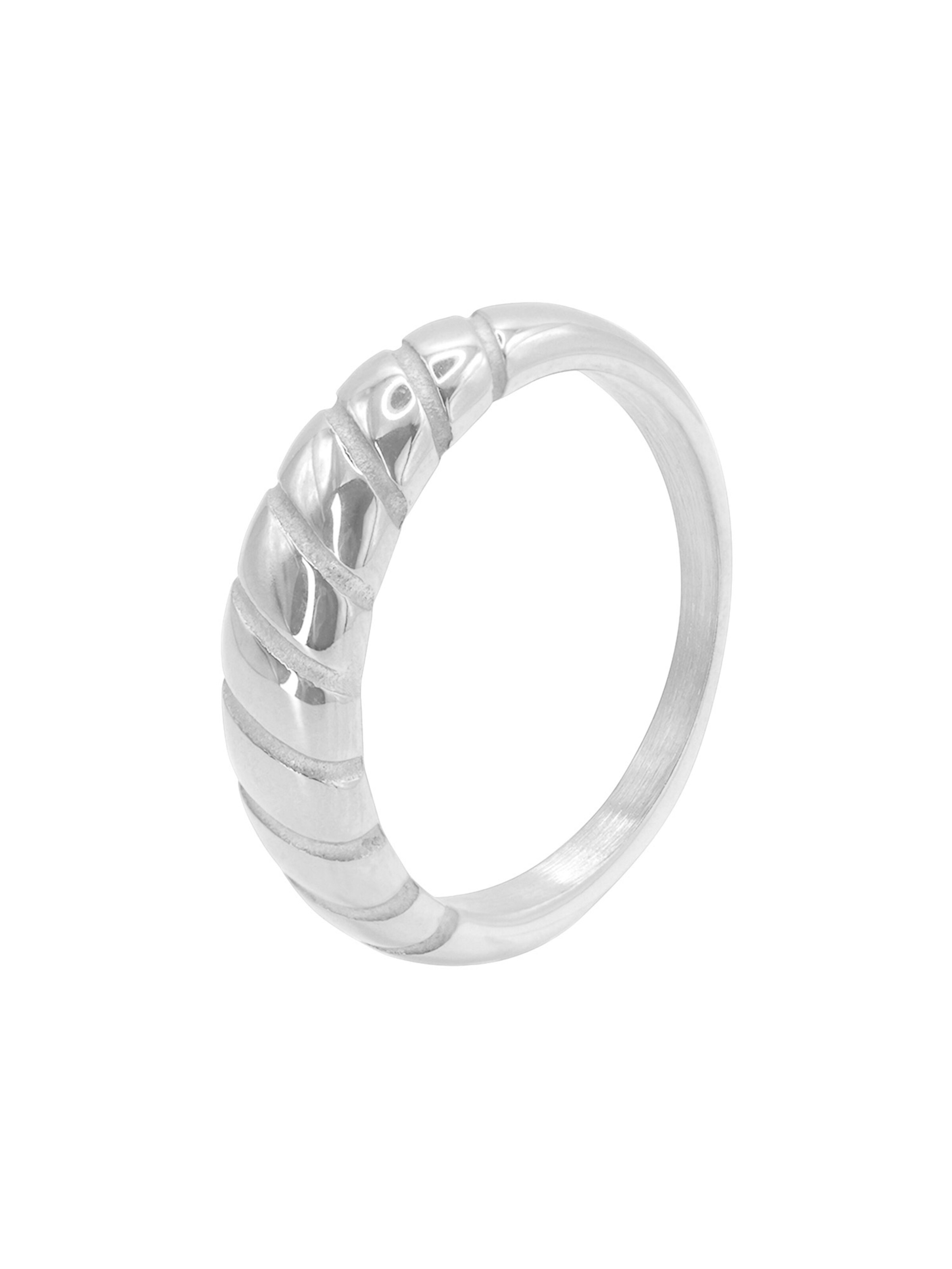 Heideman Ring 'Naso' in Silber: Vorderseite