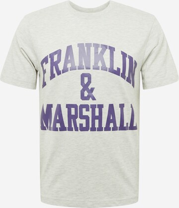 T-Shirt FRANKLIN & MARSHALL en gris : devant