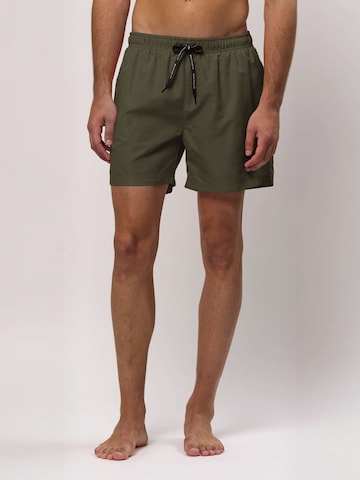U.S. POLO ASSN. Zwemshorts ' UMAza ' in Groen: voorkant