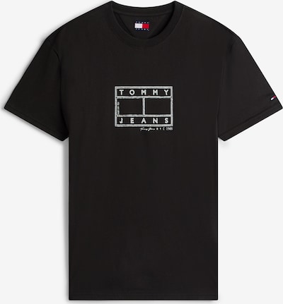 Marškinėliai iš Tommy Jeans, spalva – juoda / balkšva, Prekių apžvalga