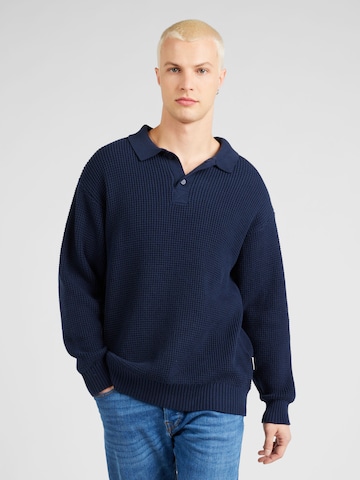 Pullover di Wemoto in blu: frontale