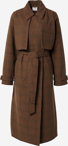 Kendall for ABOUT YOU Between-Seasons Coat 'Remi' in Brown: front