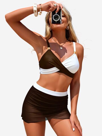 Magicshe Push-up Bikini‌‌‌ in Braun