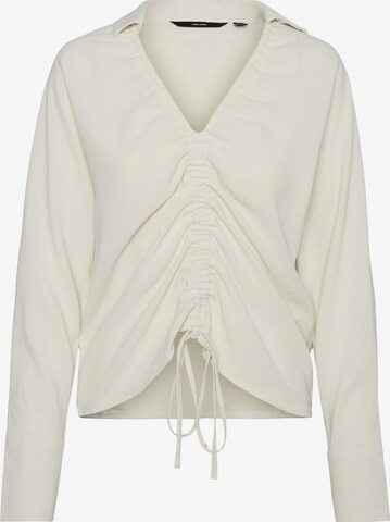 VERO MODA Blouse 'Ginge' in Beige: voorkant