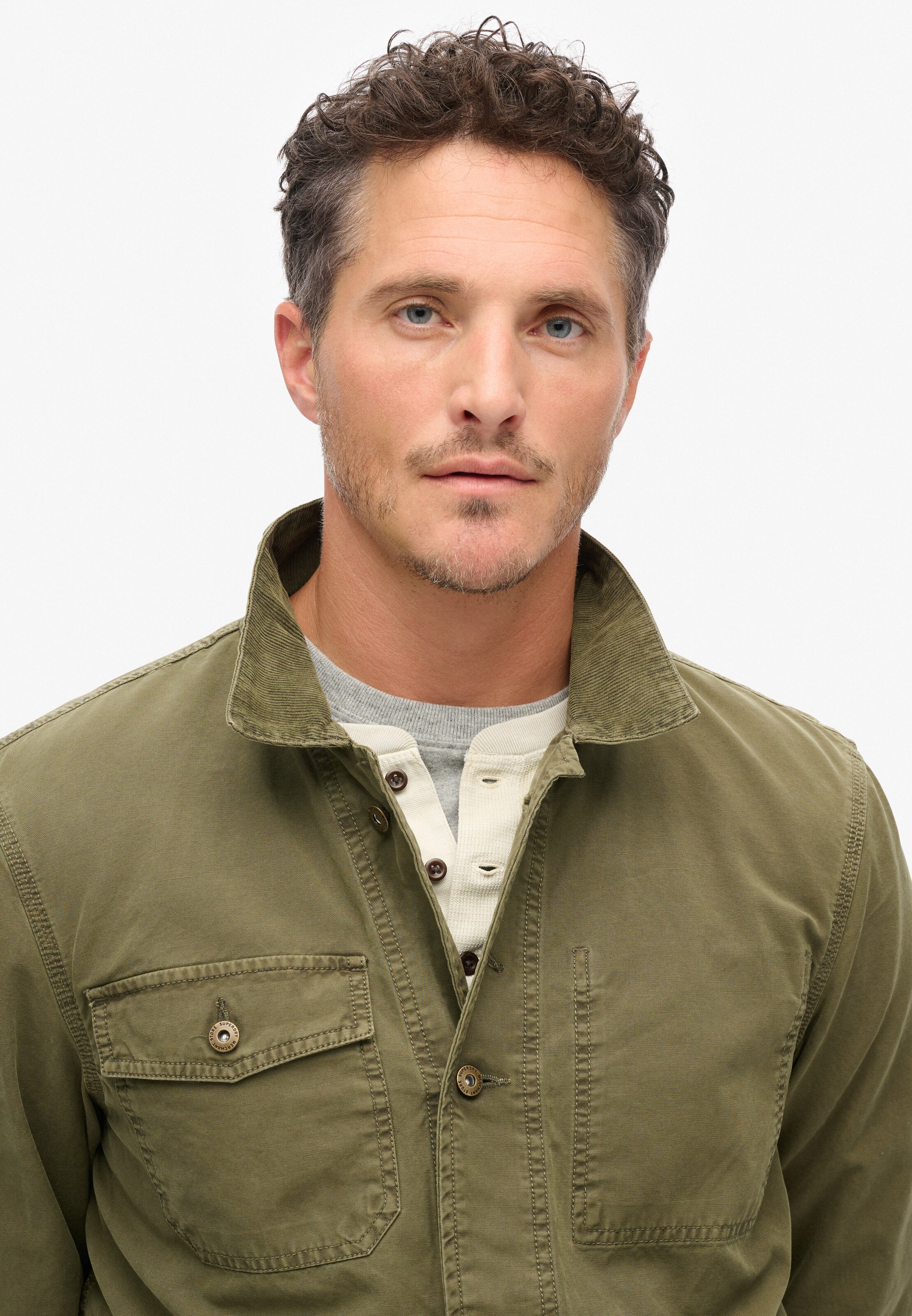 Superdry & Co Tussenjas in Groen