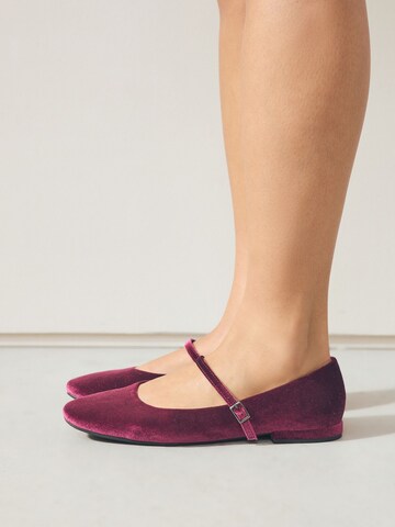 Ballerines à lanières Next en rouge