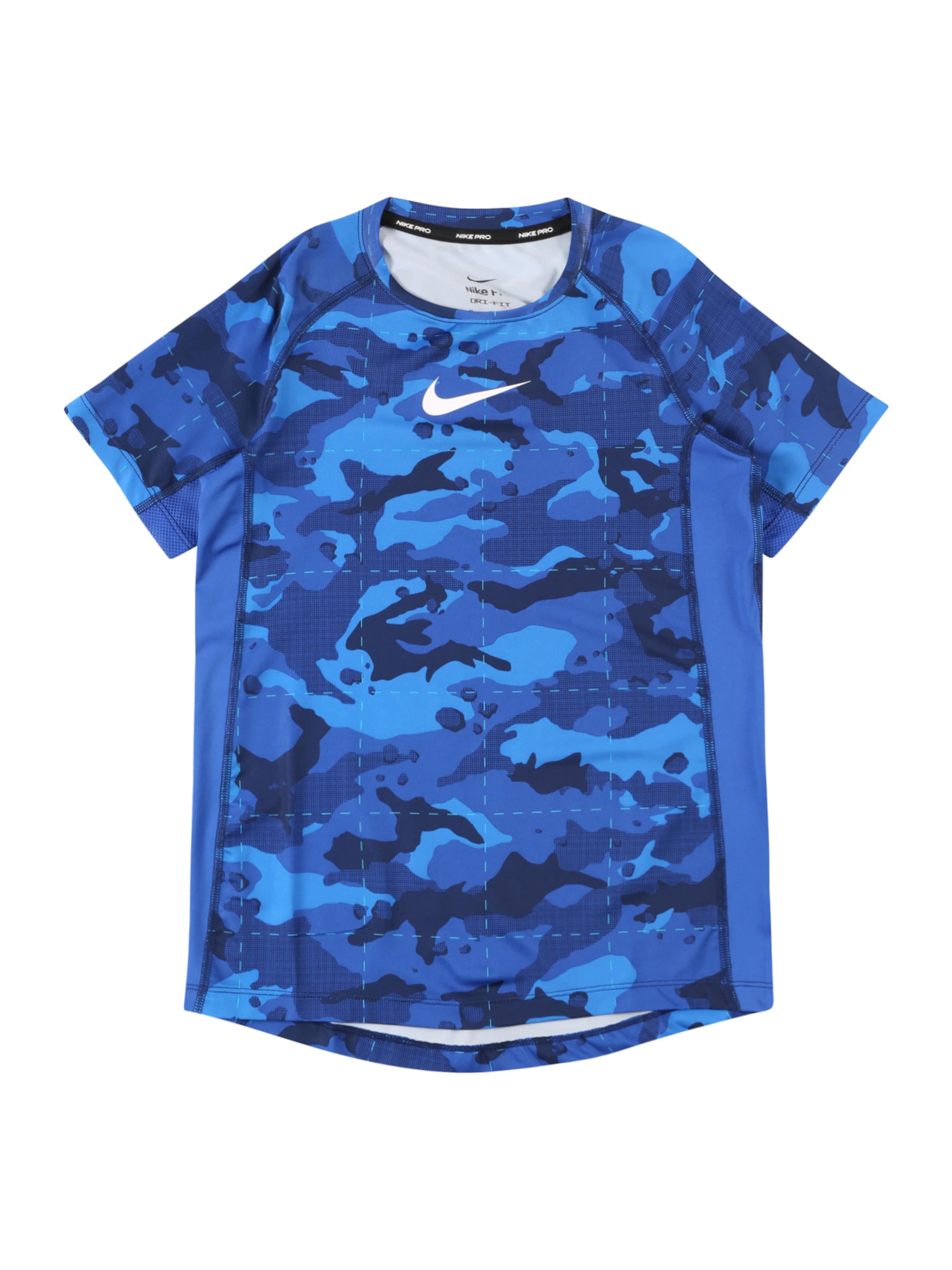 Enfants 92-140 T-Shirt fonctionnel NIKE en Bleu Roi, Marine 