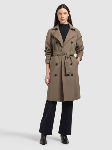 khujo Between-Seasons Coat in Brown